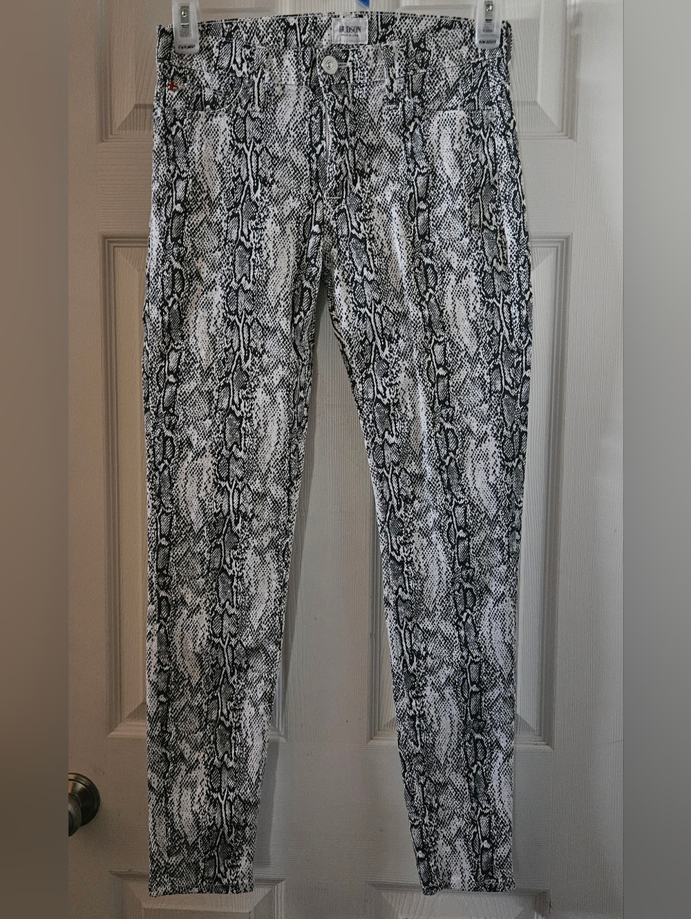 NWOT Hudson Nico Reptile Print Midrise Pants